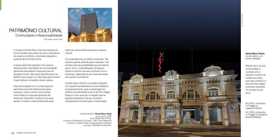 Patrimônio cultural — página do livro